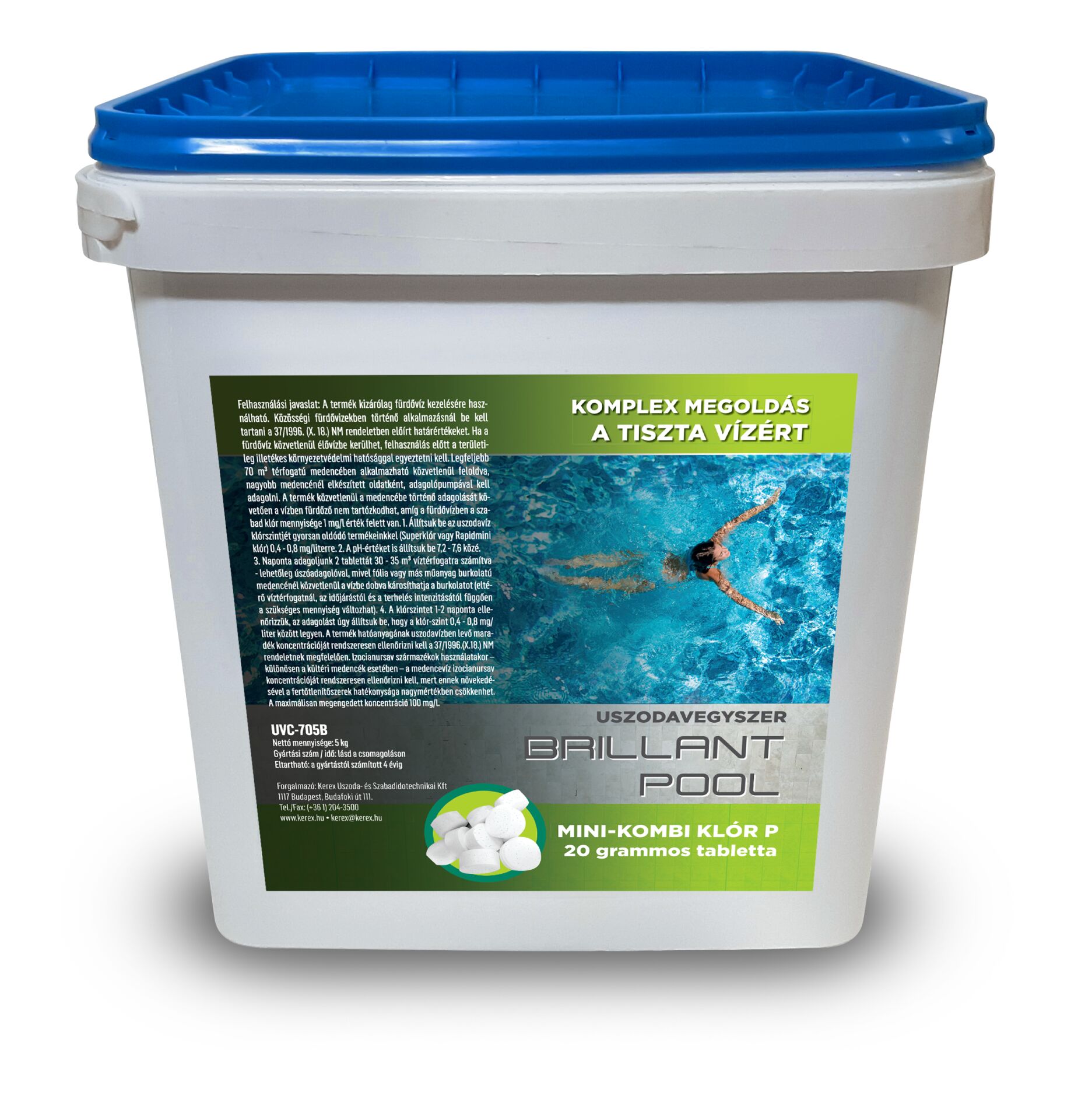 E-shop Brilliant Pool Mini-kombinácia chlórových tabliet 5 kg