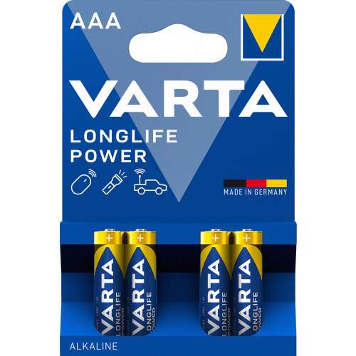Varta Longlife Power extra tartós mikró elem 4 darab 46743315