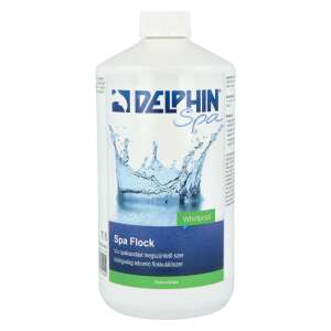 Delphin Spa Floc 1L, почистващ препарат за вода в басейна, флокулант за системи с пясъчен филтър