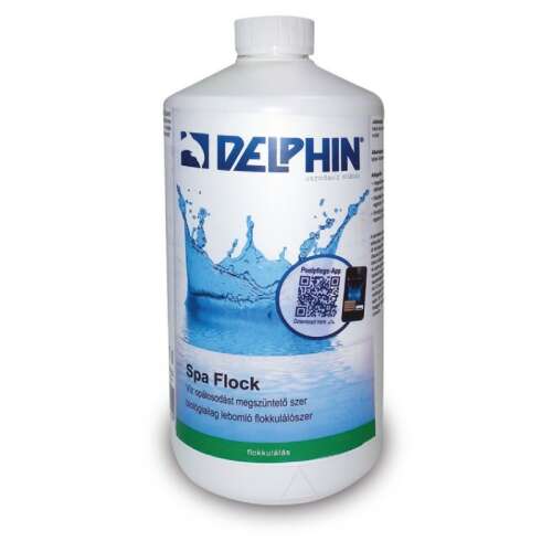 Solutie bio de cristalinizare a apei pentru piscine si bazine Delphin Spa Floc 1l