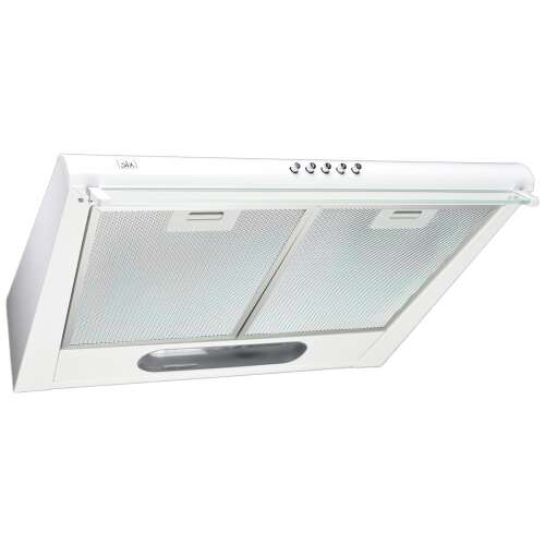 SLX SHA 50 W White Range Hood, 186 m3/h extraction rate