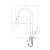 Deante BDH 072M Kitchen Faucet Dimensions Diagram