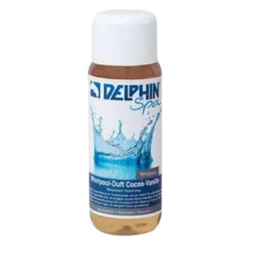 Delphin Spa Whirlpool Duft Coco-Vanilla 250ml, masszázsmedence illatkoncentrátum, kókusz és vanília illat