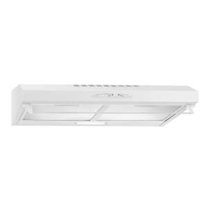 Bomann DU 623.3 white kitchen hood, front view - Range Hood