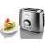 Gorenje T1000E stainless steel toaster with a sandwich on a plate