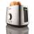Gorenje T1000E stainless steel toaster with two slices of toast