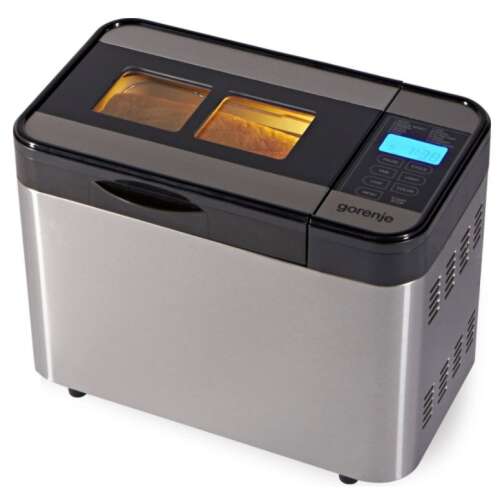 Gorenje BM1400E bread maker, stainless steel, with viewing window
