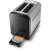 Gorenje T1100CLBK toster, crna i nehrđajući čelik, 2 kriške, s ladicom za mrvice