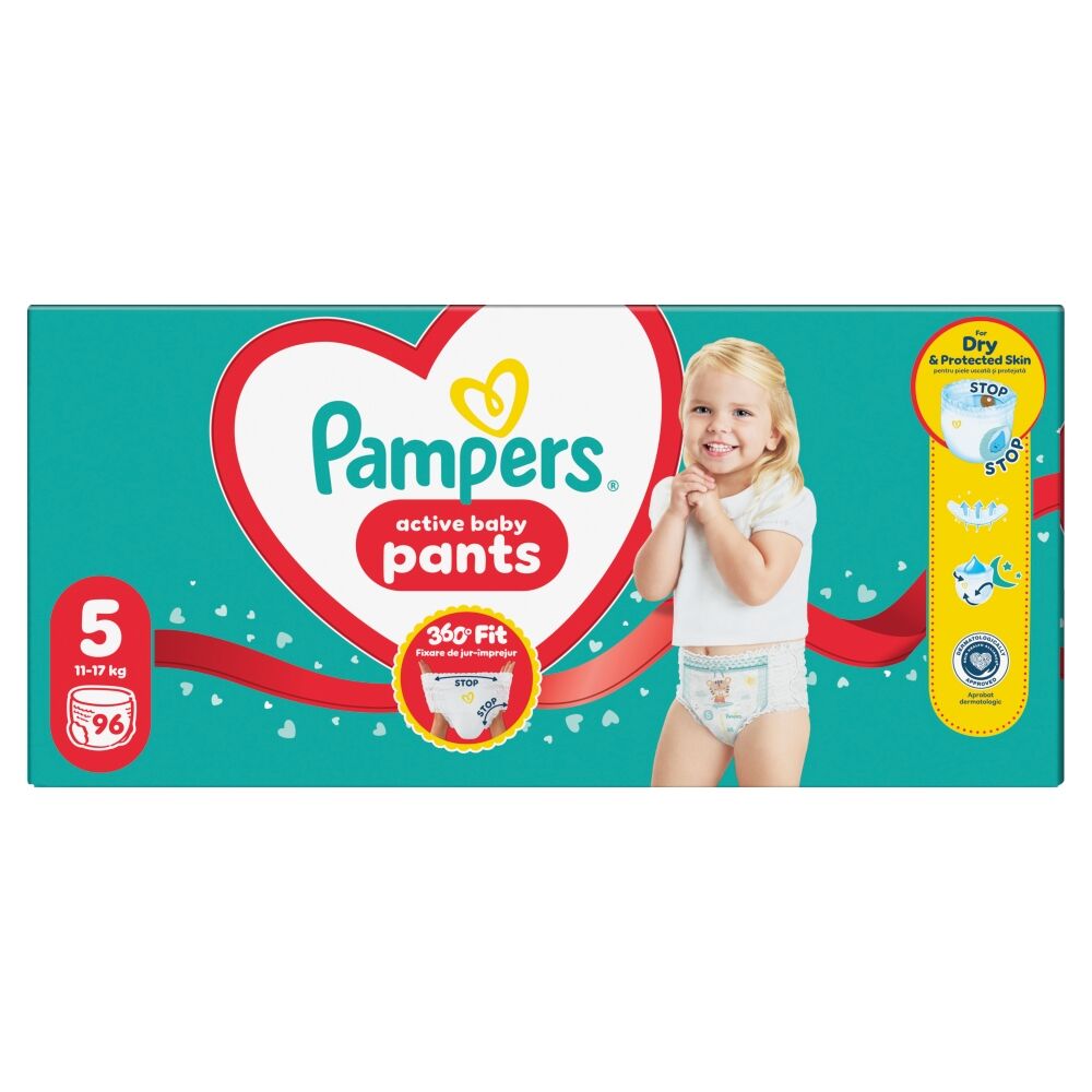 E-shop Pampers Pants Mega Box Plienky 12-17kg Junior 5 (96ks)