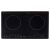 Clatronic DKI 3609 double induction cooktop, black ceramic hob with touch controls