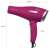 ProfiCare PC-HT 3045 hair dryer in pink, 2200 watt, 3 heat settings, 2 speed settings, with concentrator nozzle and air filter, dimensions