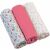 BabyOno 3 db Textil Babapelenka - 70x70 cm - Rózsaszín 140073023