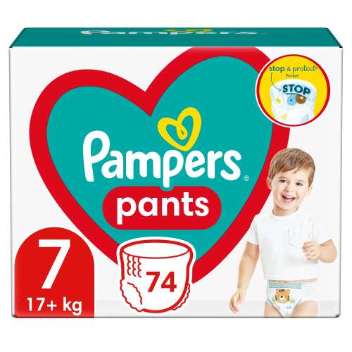 Pampers Pants Mega Box Nohavičkové Plienky 17kg+ Junior 7 (74ks)