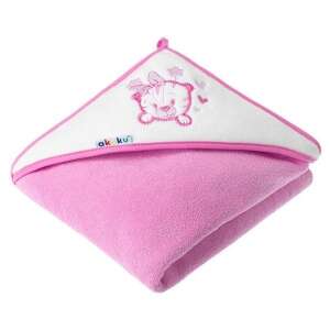 Akuku Kapucnis Babafürdőlepedő - Maci - 100x100 cm