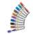 NOBO whiteboard markers, set of 10, assorted colors, bullet tip, 1-3 mm line width