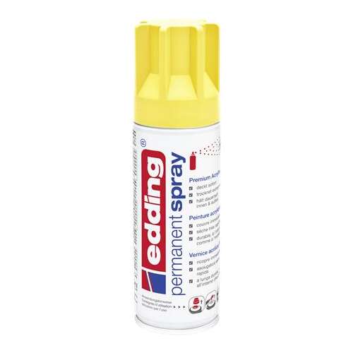 EDDING 5200 Matt Yellow Acrylic Spray Paint, 200ml