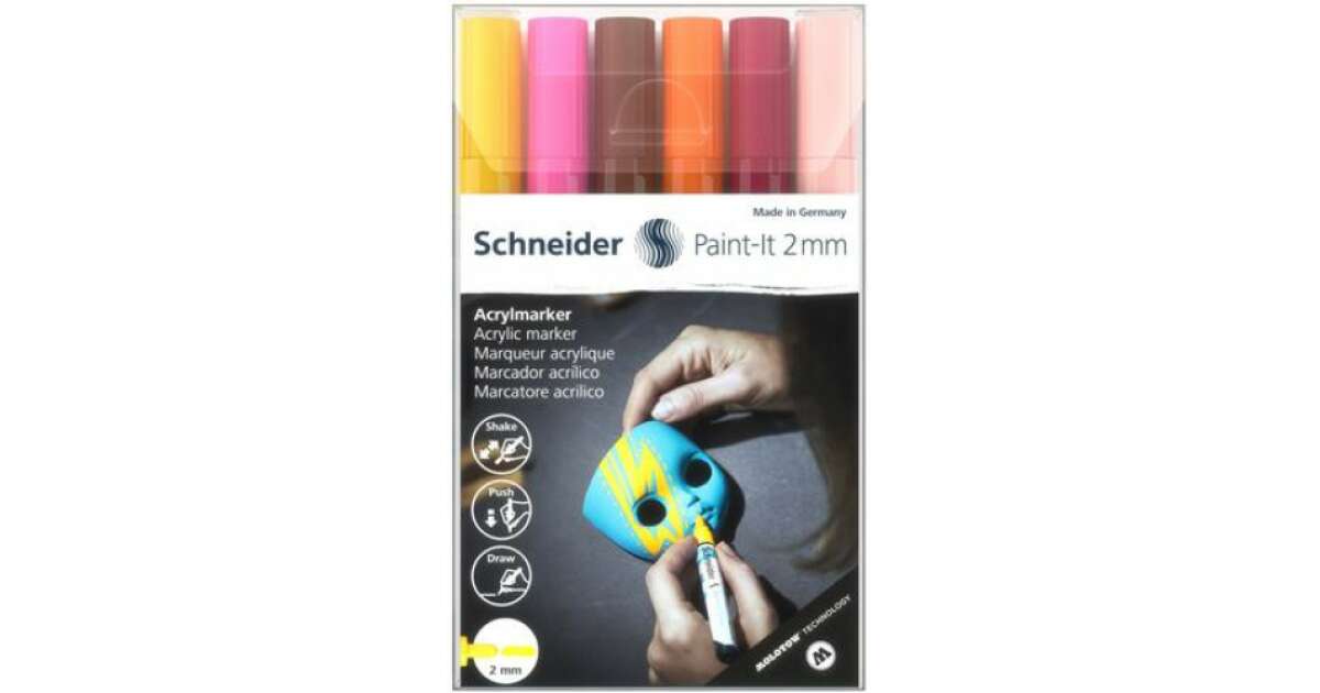 Paint-It 310 2 mm black Line width 2 mm Acrylic markers