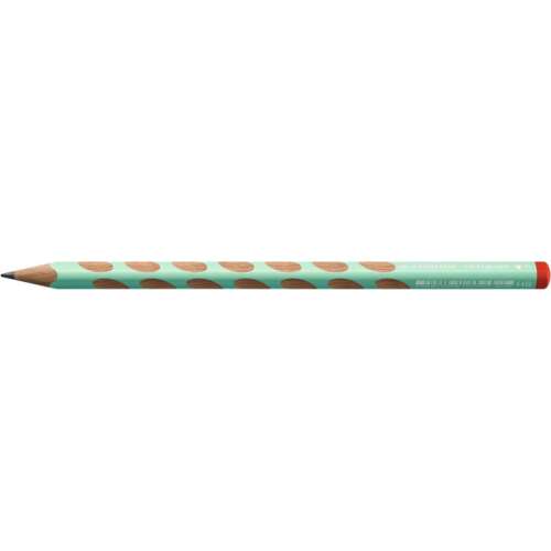 STABILO Creion de grafit, HB, triunghiular, pentru dreptaci, STABILO, EASYgraph, verde pastel