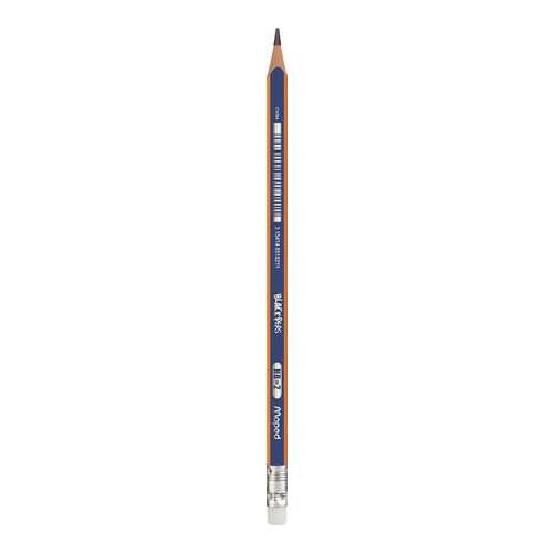 MAPED Black'Peps Navy HB Bleistift mit Radiergummi