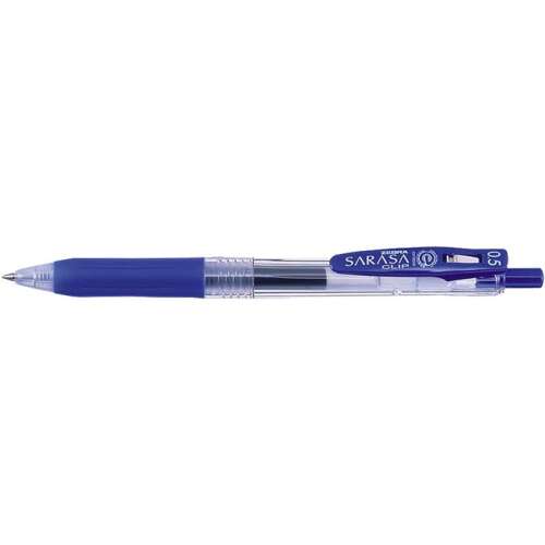 ZEBRA Gélové pero, 0,33 mm, tlačidlové, ZEBRA &rdquo;Sarasa Clip&rdquo;, modré