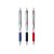 ZEBRA Ballpoint pen, 0.34 mm, push button, ZEBRA "Z-Grip Flight", red 32211558