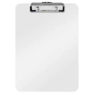 LEITZ A4 Clipboard, white, with metal clip - Office accessory