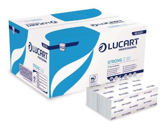 LUCART Kéztörlő,  Z hajtogatott, 2 rétegű, 200 lap, LUCART "...