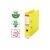 Esselte No.1 Yellow Lever Arch File, 75mm spine, A4 size, dimensions