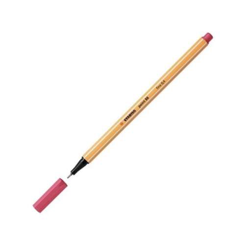 STABILO Point 88 tűfilc toll, 0,4 mm, eperpiros - Rostirón és tűfilc