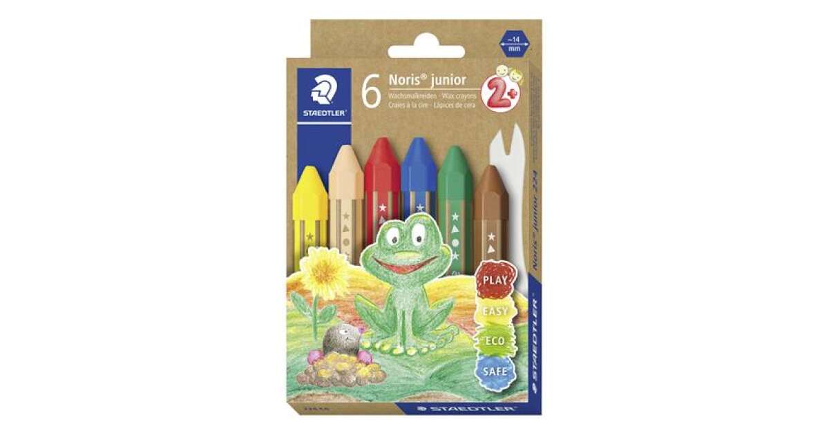 STAEDTLER Crayons, thick, hexagonal, STAEDTLER "Noris Junior