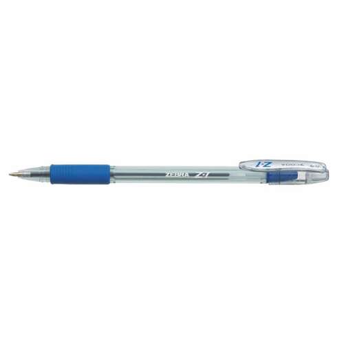 ZEBRA Guľôčkové pero, 0,24 mm, uzáver, ZEBRA "Z-1", modrá
