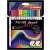 STABILO Pen 68 brush ARTY set of 18 assorted colors, premium fiber-tip pens with brush tip, water-based ink, ideal for calligraphy, lettering, and decorating