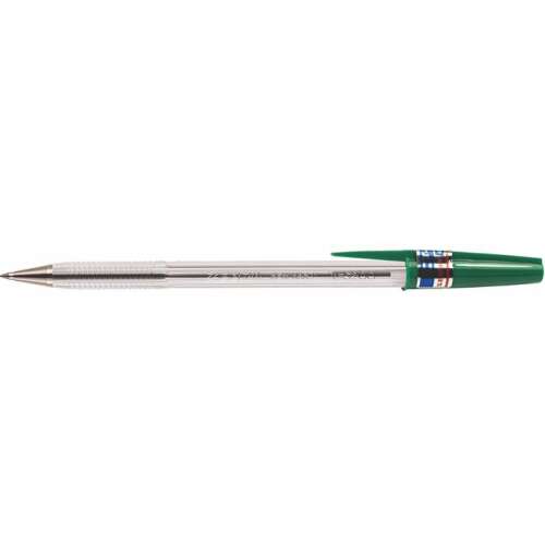 ZEBRA Guľôčkové pero, 0,24 mm, uzáver, ZEBRA "N-5200" zelená