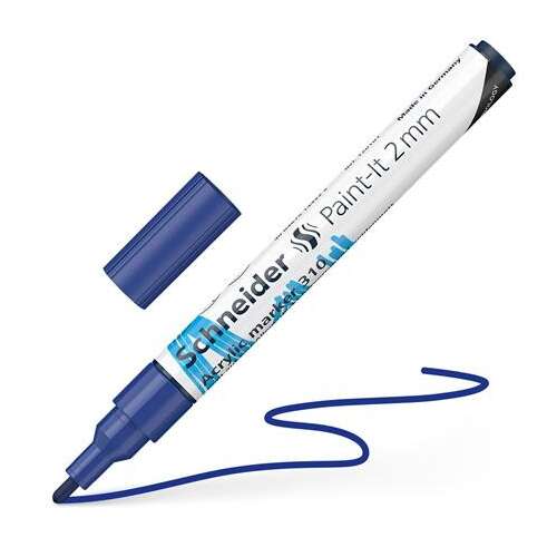 SCHNEIDER Paint-It 310 akril marker, 2 mm, kék - Akril marker