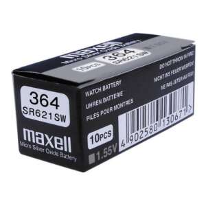 Maxell 364 / SR621 ezüst-oxid gombelem 5 darab 32215932 Elemek - Gombelem