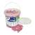 Playbox 5000 piece iron-on beads in a bucket, assorted colors