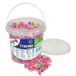 Playbox 5000 piece iron-on beads bucket, assorted colors, for crafts and jewelry making - Playbox