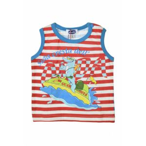 Chicco red striped sleeveless boys' shirt – 62 130488956 - Kids' Tank Top