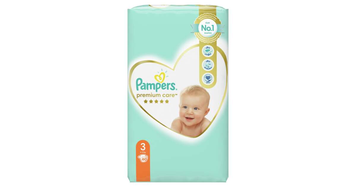 Pampers Premium Care Pants Diapers 6-10kg Midi (60pcs)