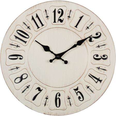 SECCO Falióra, kör alakú, 33 cm, arab számlap, SECCO, barna