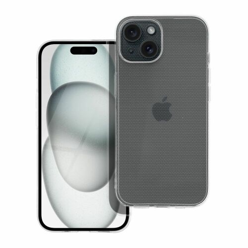 iPhone 15 clear silicone case, ultra-thin design