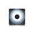 Deepcool RF 120 W white LED PC case fan, front view