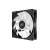 Deepcool RF 120 W case cooling fan white LED 12cm side view