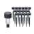 Set de 12 lămpi solare de grădină Polifach LED, negre