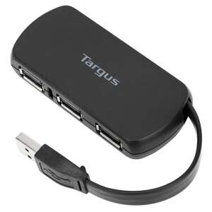 Targus 4-Portowy Hub USB 2.0 do Laptopa, Czarny - Koncentrator USB