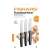 Fiskars Functional Form Tischmesser-Set, 3-teilig, schwarze Griffe, gezackte Klingen