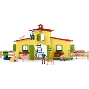 Schleich Farm World Nagy farm állatokkal Játék szett, 42605, elülső nézet - Schleich