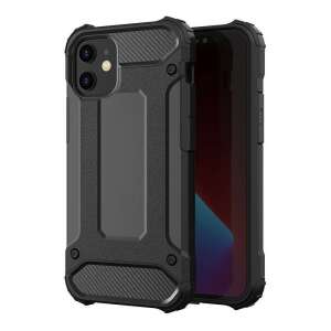 Black Armor case for iPhone 12 and 12 Pro, shockproof, protective - Apple Phone Case