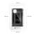 Black Armor case for iPhone 12 and 12 Pro, shockproof, protective, packaging