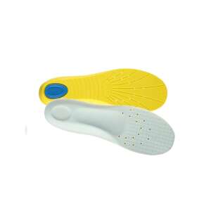 Soft&Light talpbetétek, L méret (42-45), Sárga és fehér, Gel párnázás, Légáteresztő - Vivafit